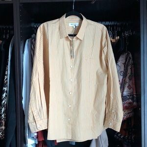 Alex Mill Jo Striped Shirt- Yellow Stripe